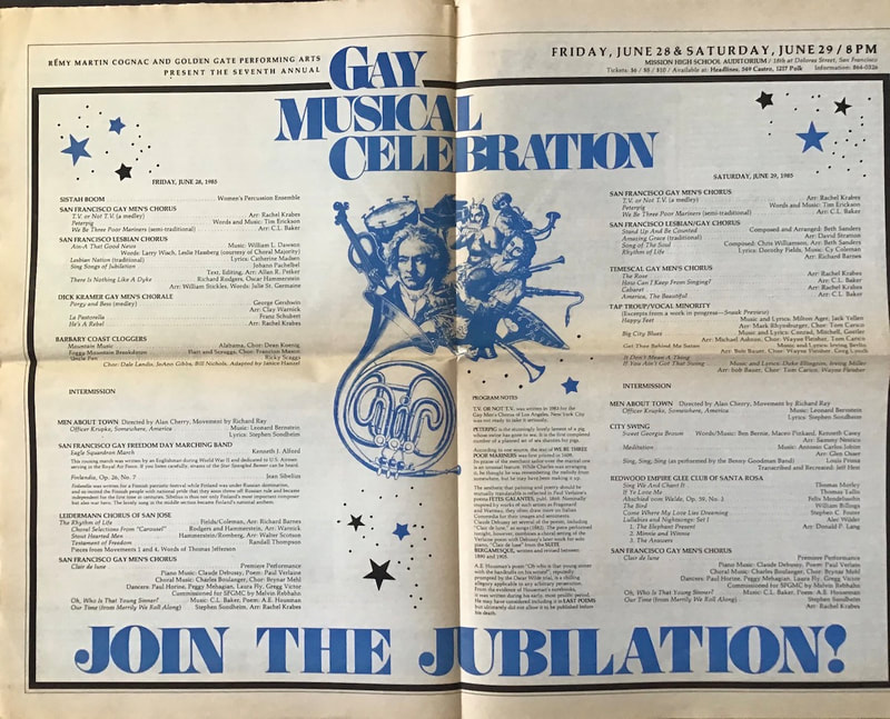Gay Musical Celebration 1985