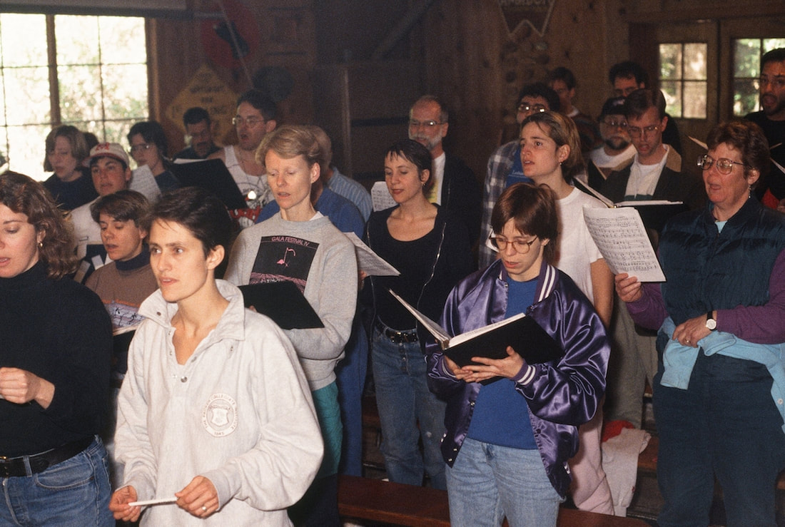 Chorus retreat, early 1990s.