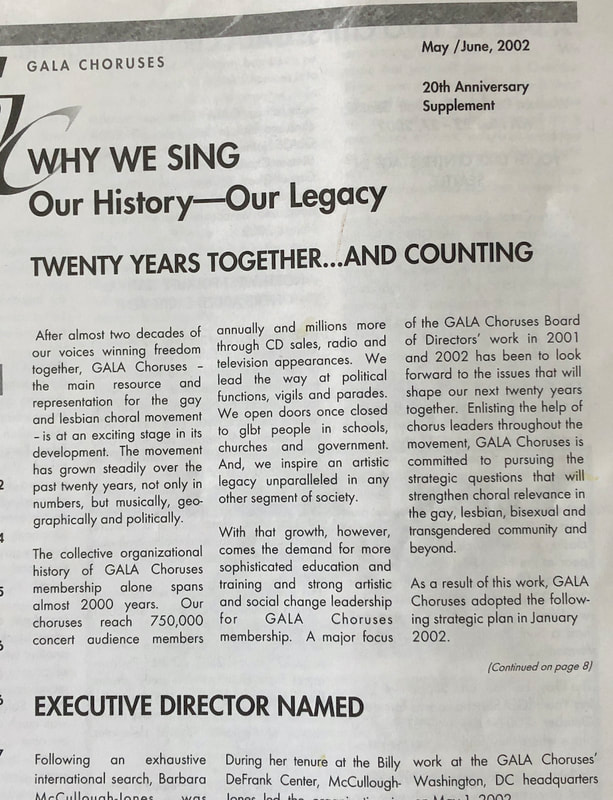 GALA Choruses newsletter May/June 2002