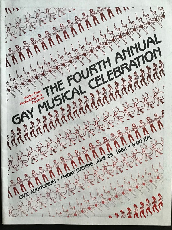 The Fourth Annual Gay Musical Celebration program cover