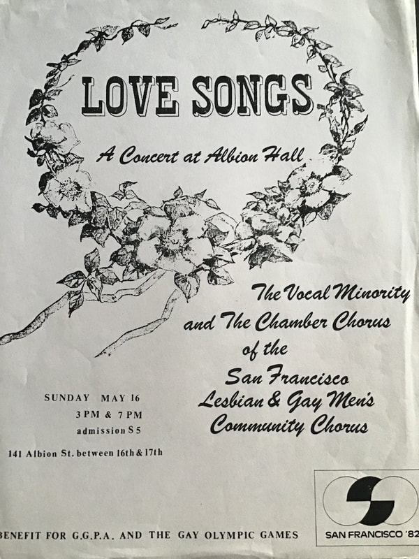 Love Songs concert flyer