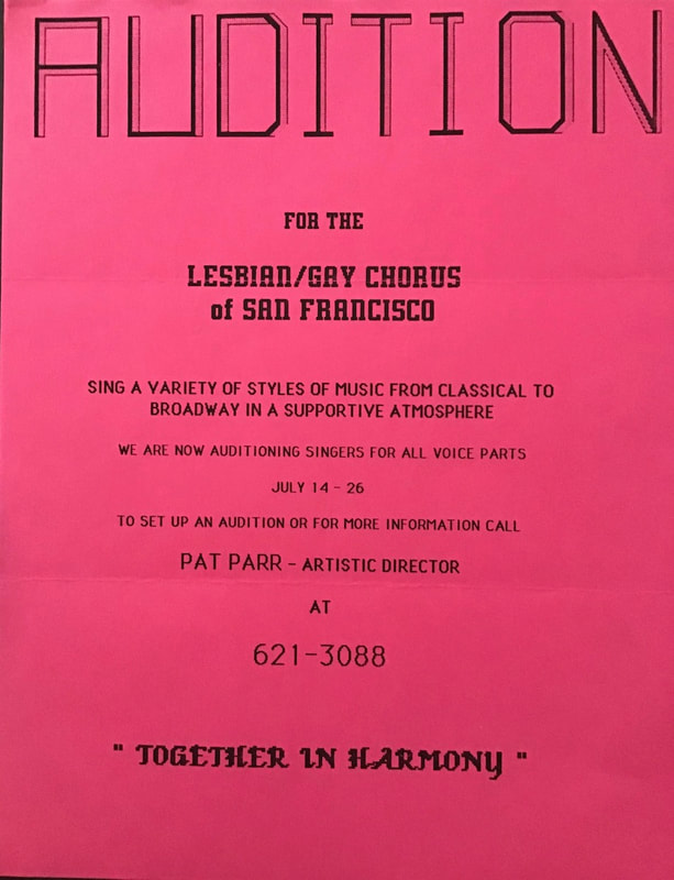 Audition flyer