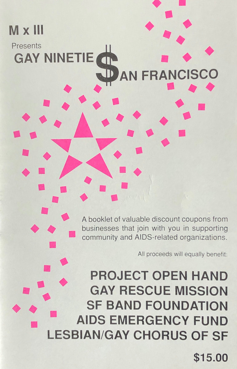 Gay Ninetie San Francisco coupon booklet