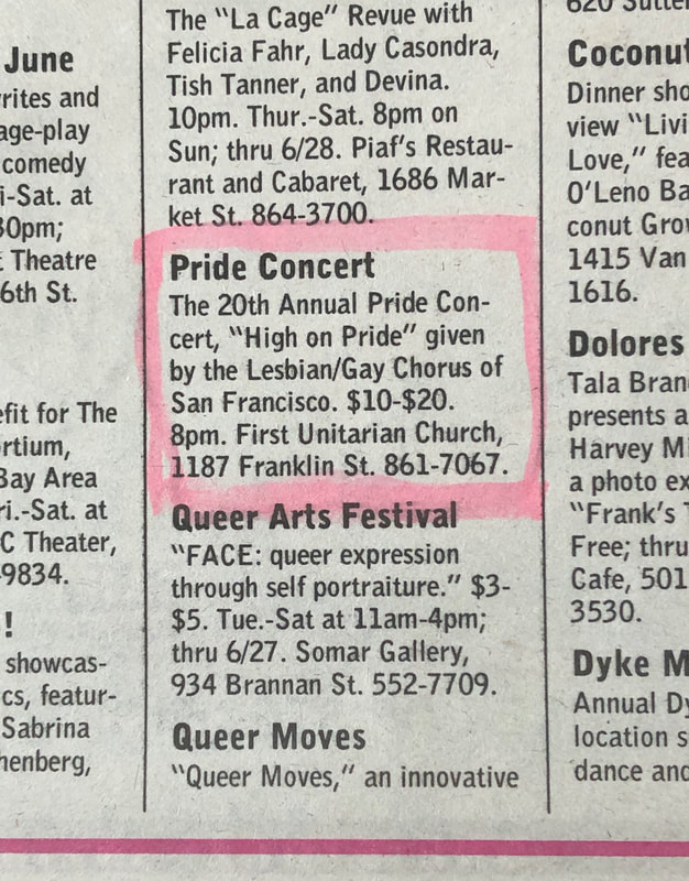 Pride concert announcement
