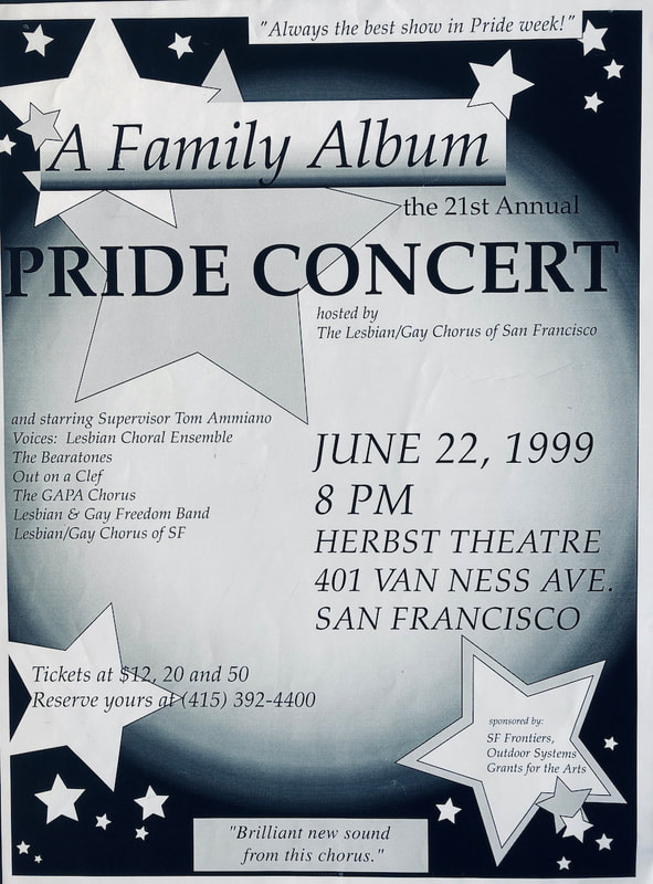 Pride concert poster 1999