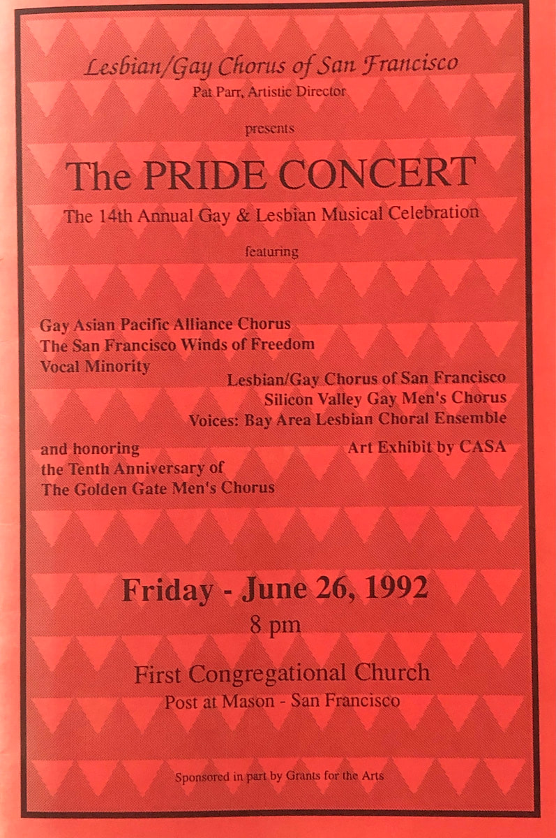 Pride program 1992